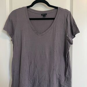 Torrid Gray Relaxed Short Sleeve Tee